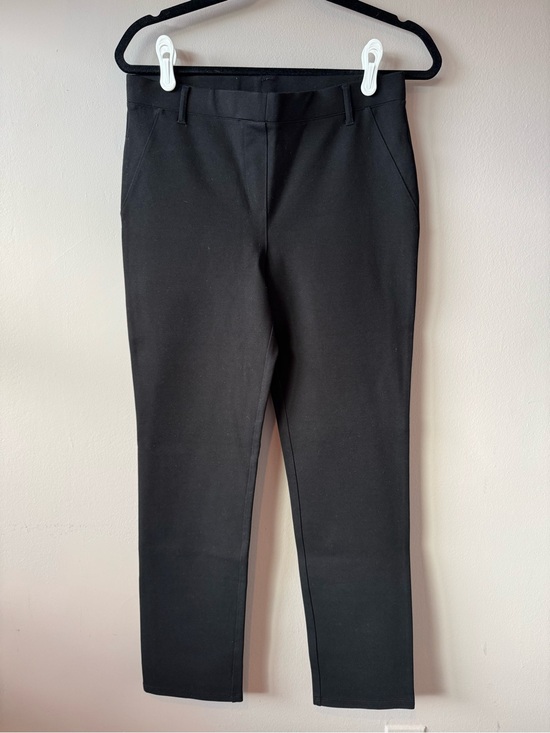 Quince Pants - Quince Women’s Black Ultra-Stretch Ponte Straight Leg Pants Size Medium